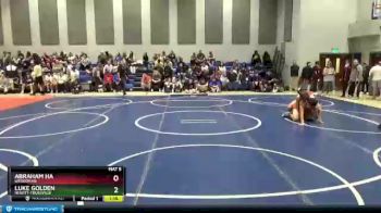 170 lbs Champ. Round 1 - Abraham Ha, Grissom HS vs Luke Golden, Hewitt-Trussville