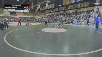 120 lbs Champ. Round 2 - Maddox Hazard, Sultana vs Zeke Sandoval, Bishop Amat