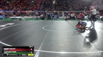 5A 126 lbs Quarterfinal - Moses Kelley, Nampa vs Matthew Papa, Meridian