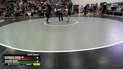 126 lbs Champ. Round 2 - Parker Burk, Blue Valley Wrestling vs Kameron Green Jr., MWC Wrestling Academy