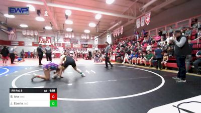 135-150 lbs Rr Rnd 2 - Blaike Ivie, Salina Wrestling Club vs Jenna Eberle, Jay Wrestling Club