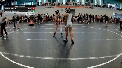 92 lbs Round 2 (6 Team) - Justin Wells, MF Purge Elite vs Marino Corradi, BHWC | Florida Supreme YG