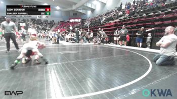 60 lbs Consi Of 8 #2 - Leon Bearden, Skiatook Youth Wrestling vs Evaleen Farrell, Berryhill Wrestling Club
