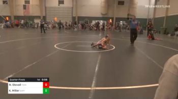 52 lbs Quarterfinal - Nathaniel Stovall, TRI-STATE GRAPPLERS vs Koen Miller, Norton Wrestling