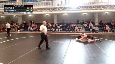 141 lbs Cons. Round 3 - Evan Fuchs, Briar Cliff (Iowa) vs Cole Fenwick, Iowa Western Community College