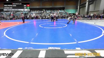 135 lbs Quarterfinal - Vika Popua Kata, Nakamura Wrestling vs Jaycee Cox, Sperry Wrestling Club