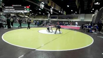 150 lbs Champ. Round 3 - Jack Locke, Turlock vs Sean Griffin, Central Catholic