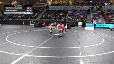 124 lbs Champ. Round 2 - Mya Delleree, Wisconsin - Oshkosh vs Montana Delawder, King University