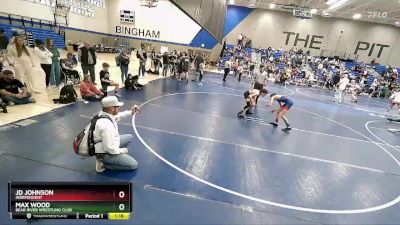 103 lbs Cons. Round 1 - Max Wood, Bear River Wrestling Club vs Jd Johnson, Independent