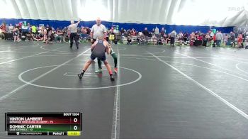 80 lbs Quarterfinal - Vinton Lambert, Donahue Wrestling Academy vs Dominic Carter, Lake Catholic