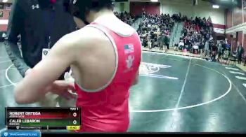 113 lbs Quarterfinal - Caleb LeBaron, Rancho vs Robert Ortega, Arbor View