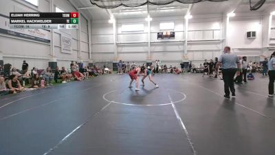 132 lbs Round 4 (6 Team) - Elijah Herring, The Compound vs Markel Hackwelder, Youngstown Elite