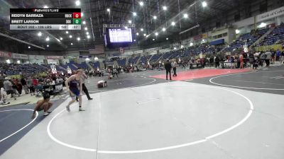 126 lbs Consi Of 16 #2 - Reidyn Barraza, Rocky Mountain HS vs Brett Larson, 308 Wr Ac