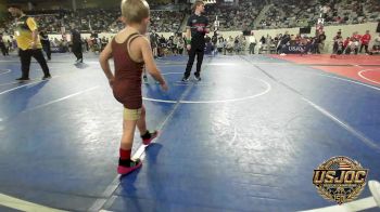 43 lbs Consi Of 16 #2 - Lindon Sellers, Rough Riders vs Walker Williams, Team Tulsa Wrestling Club