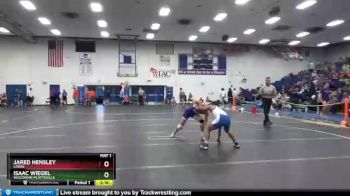 125 lbs 1st Place Match - Jared Hensley, Loras vs Isaac Wiegel, Wisconsin-Platteville