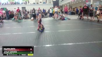 44 lbs Round 1 (10 Team) - Allana Smith, Florida Scorpions Gold vs Attley Stevens, Georgia United
