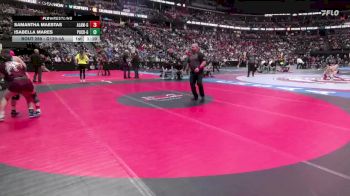 G120-4A Semifinal - Samantha Maestas, Alamosa Girls vs Isabella Mares, Pueblo Central Girls