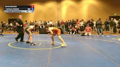 126 lbs Cons. Quarters - Gavin Bricker vs Nathan Fenner, Misdirection Mat Club