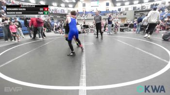 76-80 lbs Rr Rnd 1 - Benjamin Kalka, Chandler Takedown Club vs Mason Dunn, Ponca City Wildcat Wrestling