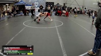 76 lbs Round 1 (4 Team) - Brenner Wilson, Revival Uprising Orange vs Caleb Tsikerdanos, Warhawks