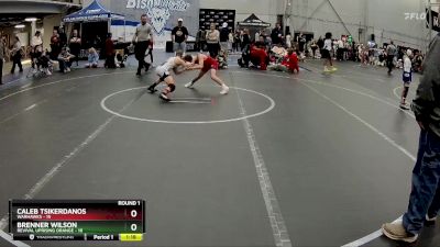 76 lbs Round 1 (4 Team) - Brenner Wilson, Revival Uprising Orange vs Caleb Tsikerdanos, Warhawks