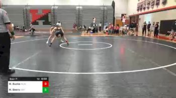 132 lbs Consolation - Mason Bucks, Palmyra vs Michael Beers, Central Dauphin