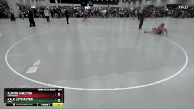 150 lbs Champ. Round 1 - Kale Leymaster, Iowa vs Austin Shelton, Oklahoma