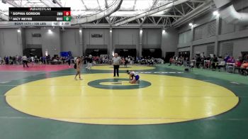 100 lbs Quarterfinal - Sophia Gordon, South Windsor vs Jacy Reyes, West Haven