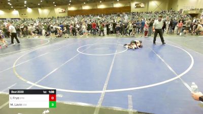 65 lbs Quarterfinal - Izzy Frye, Spring Hills Wrestling vs Miles Lavin, USA Gold