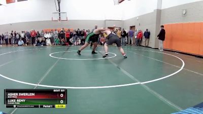 285 lbs Cons. Round 2 - Asher Swerlein, Bucyrus vs Luke Remy, Clear Fork