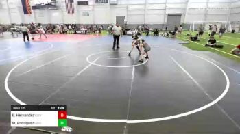 77 lbs Rr Rnd 3 - Bruno Hernandez, Scottsbluff WC vs Maya Rodriguez, Dominate WC