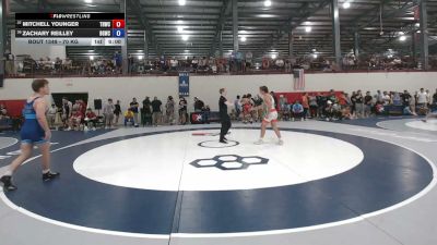 70 kg Cons. Rd Of 32 - Mitchell Younger, Tar Heel Wrestling Club vs Zachary Reilley, Blue & Gold Wrestling Club
