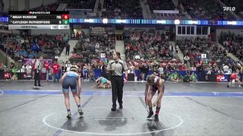95 lbs Semifinal - Cayleigh Rutherford, Iola Kids vs Meah Russom, Phillipsburg Wrestling Club