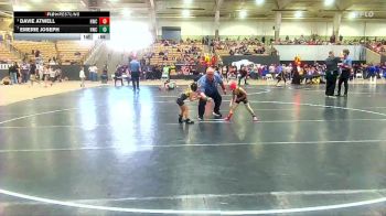 35 lbs 5th Place Match - Emerie Joseph, Hilltopper Wrestling Club vs Davie Atwell, Hilltopper Wrestling Club