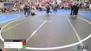 100 lbs Quarterfinal - Tristan Culton, Pitbull Wrestling Academy vs Arwen Frisby, Skiatook Youth Wrestling