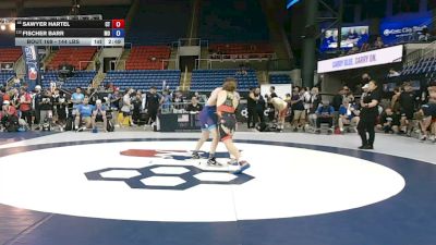 144 lbs Champ. Rd Of 128 - Sawyer Hartel, Connecticut vs Fischer Barr, Missouri