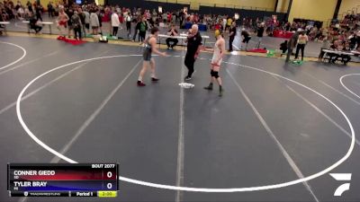 144 lbs Champ. Round 1 - Conner Giedd, SD vs Tyler Bray, MI