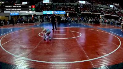 40 lbs Cons. Round 3 - Parker Forsman, East Helena Outlaws vs Renley Mckinley, Darkhorse Wrestling Club