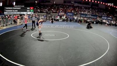 D 3 126 lbs Semifinal - Hunner Glaze, Rosepine vs Patrick Fontenot, Basile