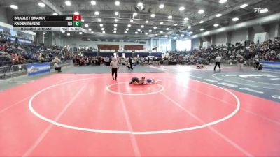 118 lbs Round 3 (3 Team) - Bradley Brandt, Shoreham Wading River HS vs Kaden Rivers, Peru Sr HS