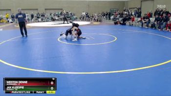 80 lbs Placement (4 Team) - Jax Kleespie, MAHACA vs Weston Denne, Alexandria