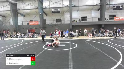 144 lbs Round Of 16 - Mason Christenson, Lovell vs Elian Debien, Tualatin Wolfpack