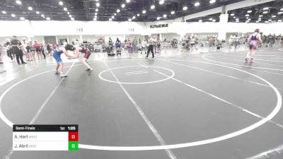 156 lbs Semifinal - Alan Hart, Western Slope Elite vs Jacob Abril, Desert Dogs WC