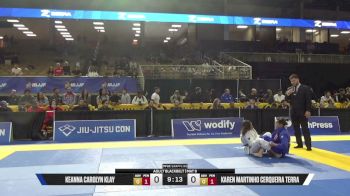 Karen Martinho Cerqueira Terra vs Keanna Carolyn Klay 2026 Pan Jiu Jitsu IBJJF Championship