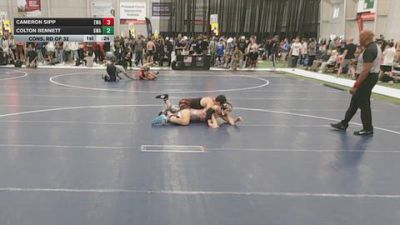 138 lbs Cons. Rd Of 32 - Cameron Sipp, Elevate Wrestling Academy vs Colton Bennett, Guerrilla Wrestling Academy
