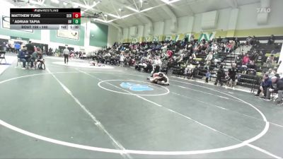 140 lbs Champ. Round 2 - Adrian Tapia, Bonita Vista vs Matthew Tung, Scripps Ranch