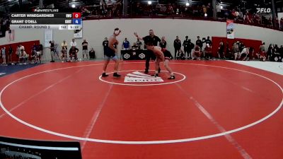 79 kg Champ. Round 2 - Carter Winegardner, Hilltopper Wrestling Club vs Grant O'Dell, Knights RTC