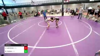 85-100 lbs Rr Rnd 1 - Jeremiah Lawrence, Caravan Kids vs Nadeem Haleem, Lincolnway Wrestling Club