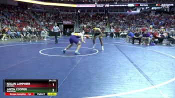 2A-215 lbs Champ. Round 1 - Jaydn Cooper, Winterset vs Nolan Lamphier, Oelwein