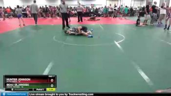 72 lbs Round 5 (8 Team) - Hunter Johnson, PA Alliance vs Beau Siljanoski, Colon Trained